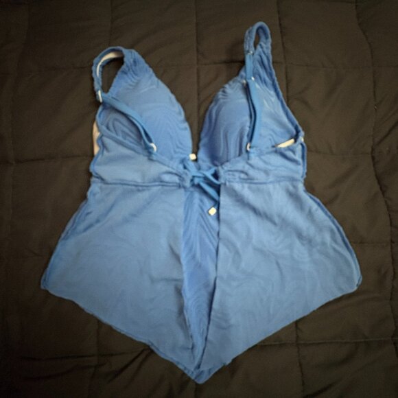 Bar III Women's Hanky-Hem Textured Tankini Top - Size: XL- NWT - Picture 8 of 13